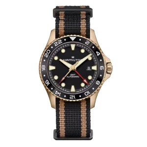 Hamilton H82565930 – Khaki Navy Scuba GMT Bronze 43 mm