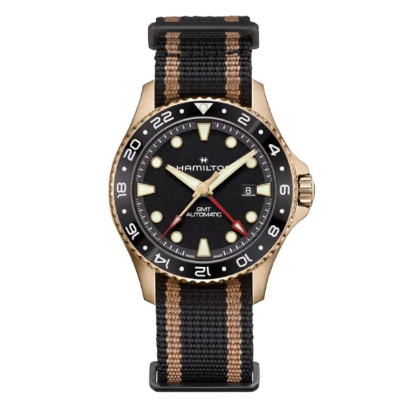 Hamilton H82565930 – Khaki Navy Scuba GMT Bronze 43 mm