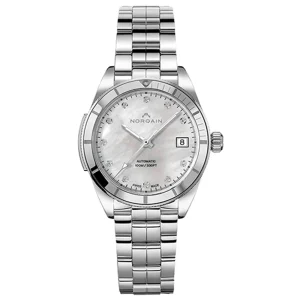 Norqain Adventure Sport 37 mm Madreperla Ref. N1800.08S14.W01 – Automatico Lady con Diamanti