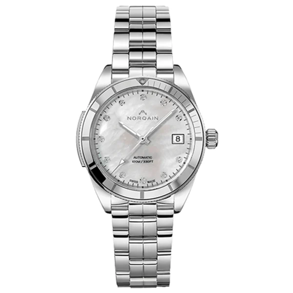 Norqain Adventure Sport 37 mm Madreperla Ref. N1800.08S14.W01 – Automatico Lady con Diamanti
