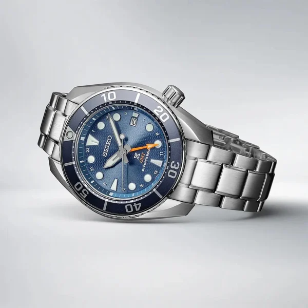 Seiko Prospex Sumo Solar GMT SFK001J1 – Diver Solare 200 Metri Quadrante Blu
