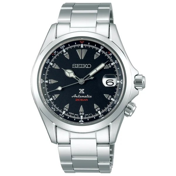 Seiko Prospex Alpinist SPB117J1 – Automatico 39,5 mm Quadrante Nero Bracciale Acciaio