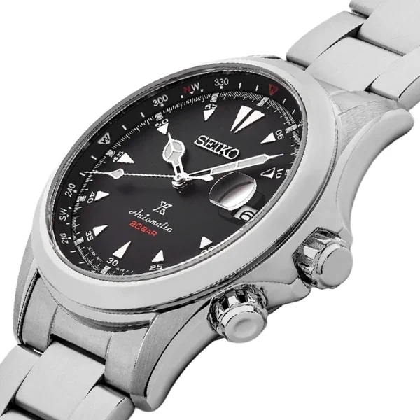 Seiko Prospex Alpinist SPB117J1 – Automatico 39,5 mm Quadrante Nero Bracciale Acciaio
