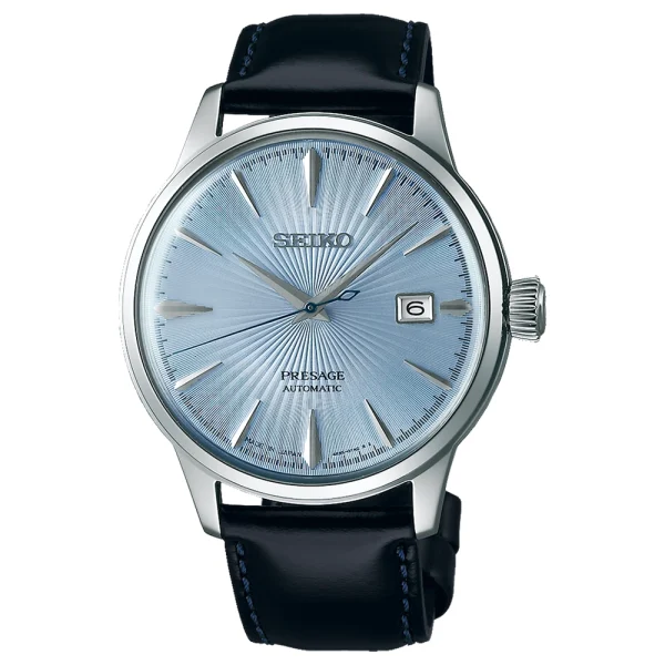 Seiko Presage Cocktail Time Skydiving SRPB43J1 – Automatico Quadrante Azzurro Pelle