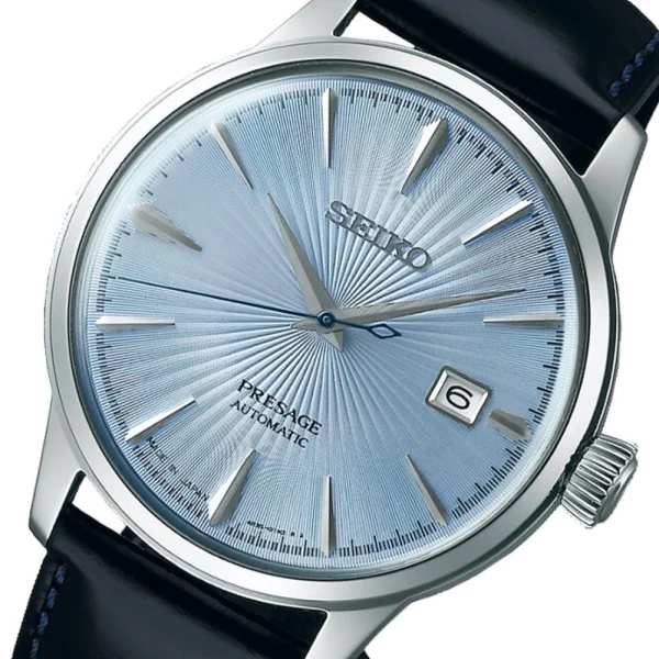 Seiko Presage Cocktail Time Skydiving SRPB43J1 – Automatico Quadrante Azzurro Pelle