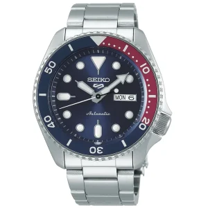 Seiko 5 Sports SRPD53K1 – Automatico Pepsi 42,5 mm Quadrante Blu Bracciale Acciaio