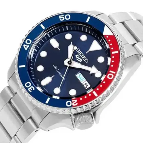 Seiko 5 Sports SRPD53K1 – Automatico Pepsi 42,5 mm Quadrante Blu Bracciale Acciaio