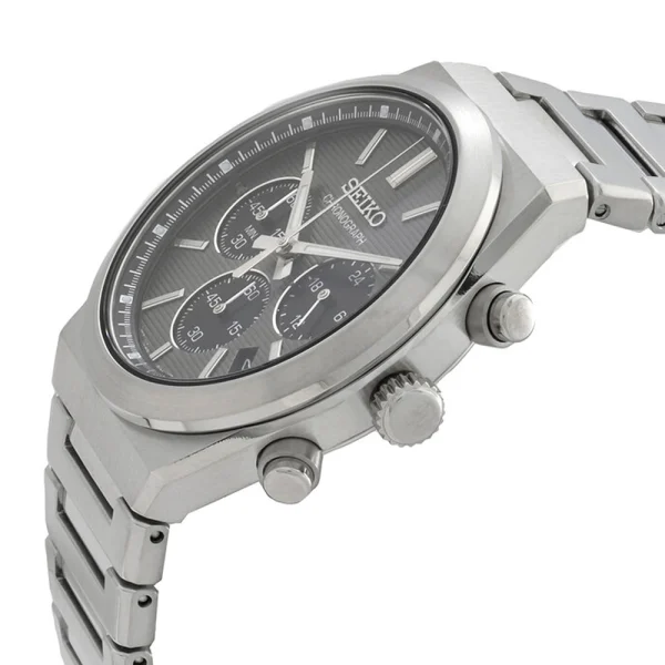 Seiko Sport Chronograph SSB455P1 – Cronografo Quarzo 40 mm Quadrante Grigio