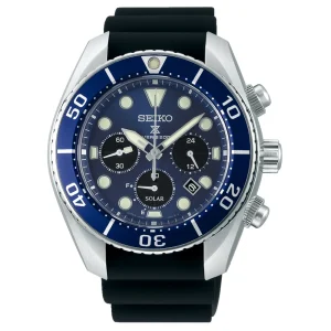 Seiko Prospex Sumo Solar Chronograph SSC759J1 – Diver Solare 200 Metri Quadrante Blu