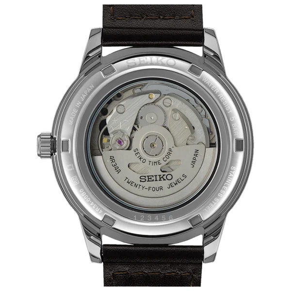 Seiko Presage Style 60’s GMT SSK013J1 – Automatico Quadrante Smoky Gray Pelle Marrone