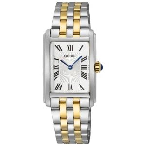 Seiko Classic SWR087P1 – Quarzo Donna 22,2 mm Bicolore Quadrante Bianco