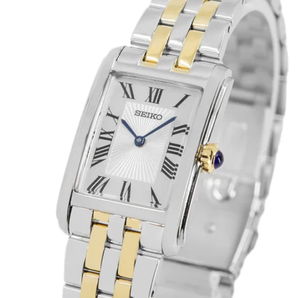Seiko Classic SWR087P1 – Quarzo Donna 22,2 mm Bicolore Quadrante Bianco