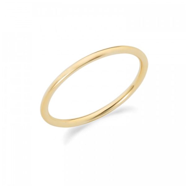 Anello in oro giallo 9Kt fedina sottile KAAZ 031 Ambrosia