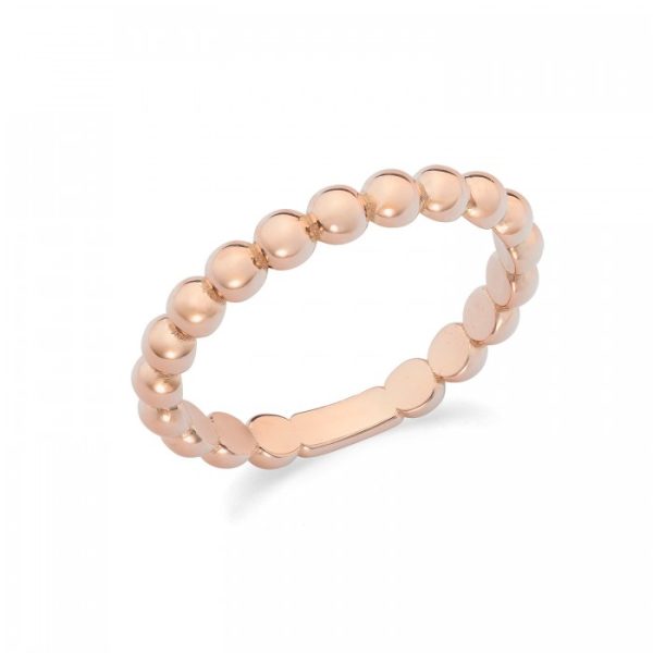 Anello in oro rosa 9Kt con sfere grandi KAAZ 018 Ambrosia
