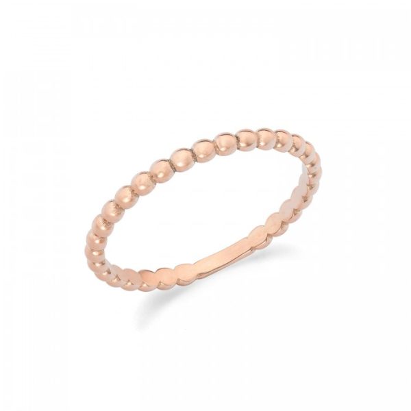 Anello in oro rosa 9Kt con sfere KAAZ 009 Ambrosia