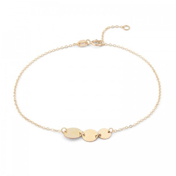 Bracciale in oro giallo 9Kt con cerchi KABZ 005 Ambrosia