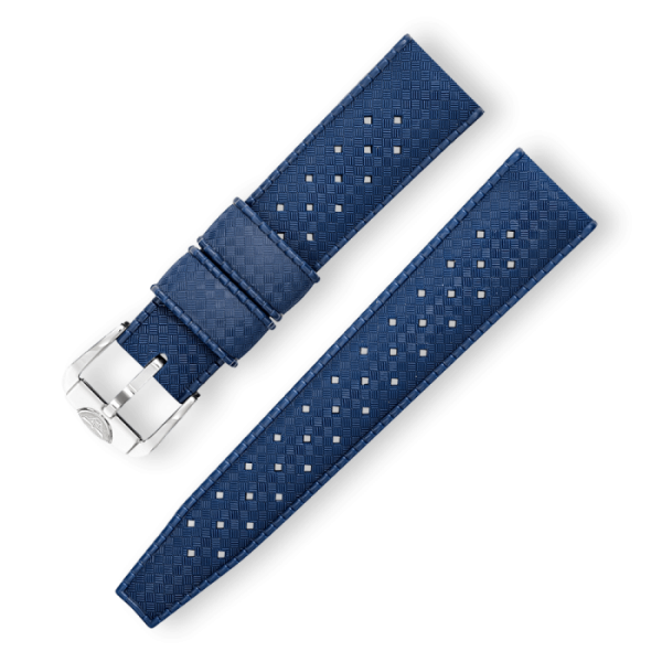 Cinturino Homage Tropic gomma blu per SQUALE CINHTRBL22