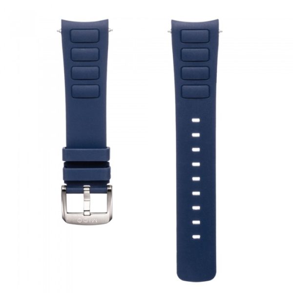 Cinturino in gomma blu per MIDO multifort tv big date M603018728