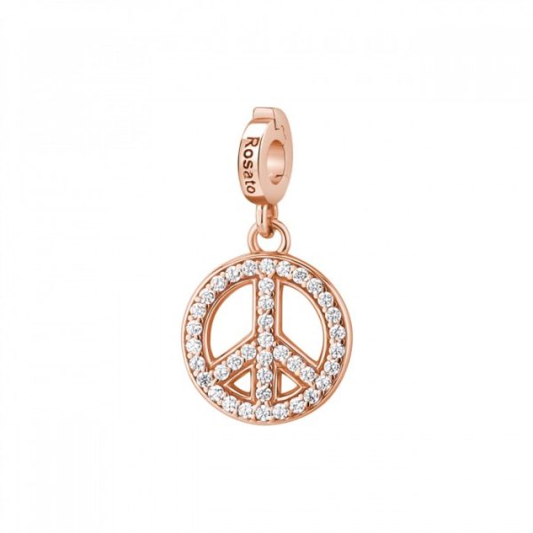 Ciondolo pace in argento 925 Rosato RZ021