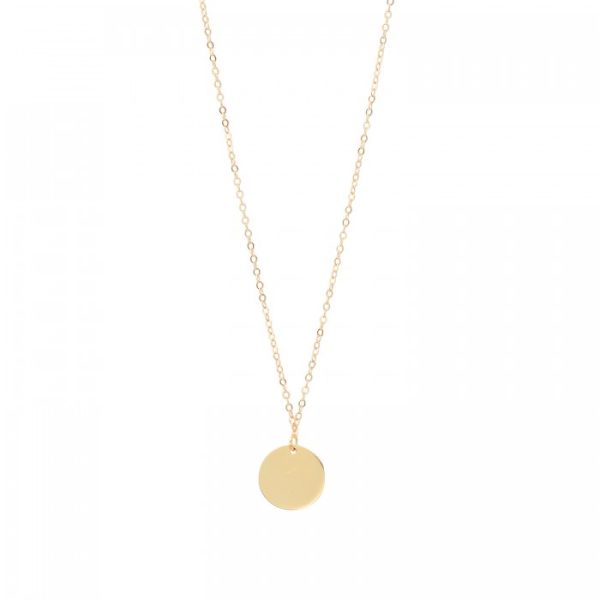 Girocollo in oro giallo 9Kt con pendente tondo KAGZ 006 Ambrosia
