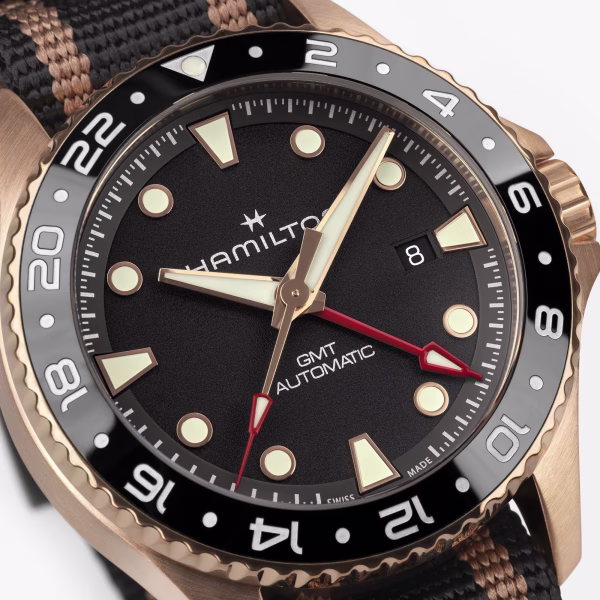 Hamilton H82565930 – Khaki Navy Scuba GMT Bronze 43 mm