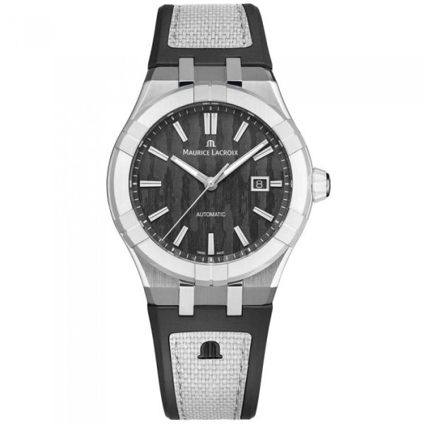 Maurice Lacroix AIKONIC Automatic 43 mm Black & White – Ref, AC6008-SSL70-330-2