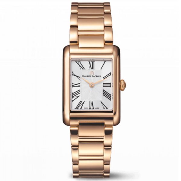 Maurice Lacroix Fiaba Square – Oro Rosa PVD 24 × 34 mm (Ref, FA1205‑PVP02‑110‑1)