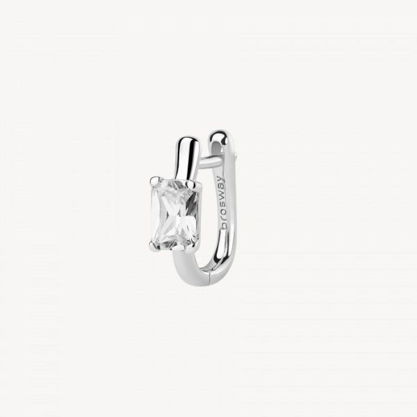 Orecchino Brosway in argento 925 con zirconia infinite white FIW11