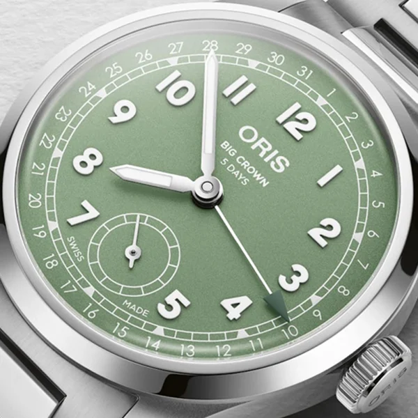 Oris Big Crown Pointer Date Calibre 403 01 403 7799 4067-07 8 20 06 – Automatico 40 mm Verde
