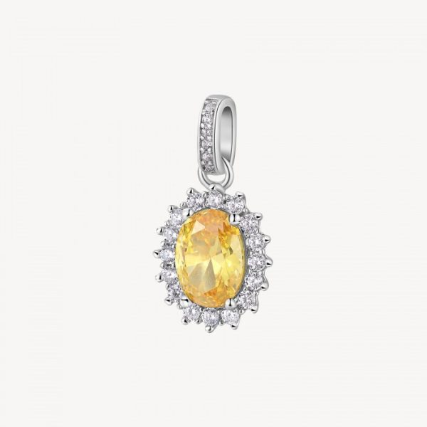 Pendente Brosway in argento 925 con zirconia energy yellow FEY04