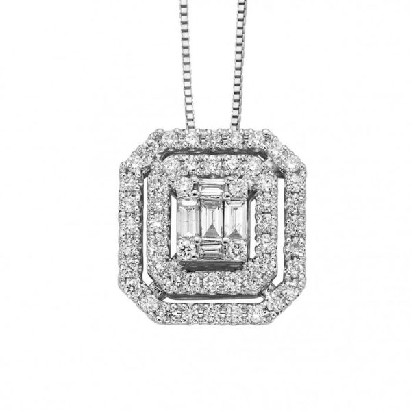 Pendente Fascino con diamanti in oro 18Kt DFPF9222,040 DonnaOro Jewels