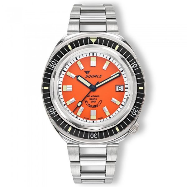Squale 2001 Reverse Orange 2001BKOR,AC