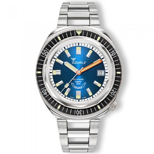 Squale 2001 Sunray Blue 2001BKBL,AC