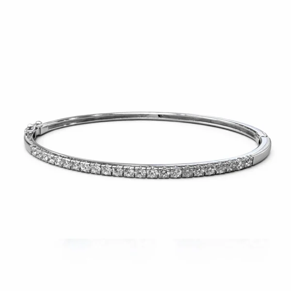 Bracciale schiava con diamanti 1,10ct in oro 18Kt – DIENNECI GIOIELLI