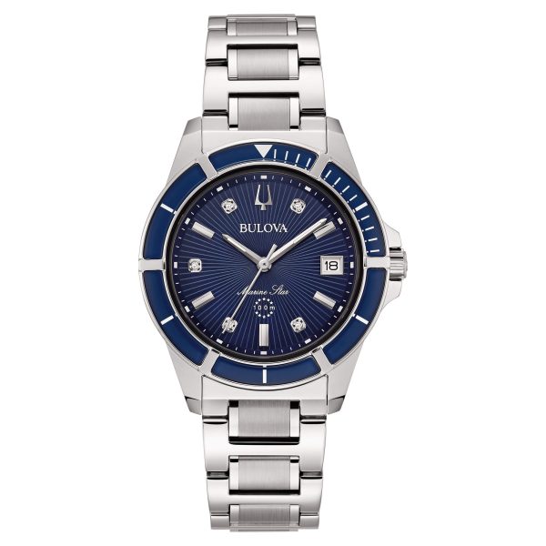 Bulova 96P237 Orologio Marine Star Lady Diamond