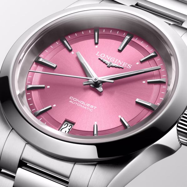Longines Conquest 34mm Rosa Ref. L3.430.4.99.6