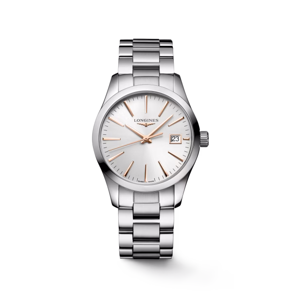 Longines Conquest Classic 34 mm Silver Ref. L2.386.4.72.6