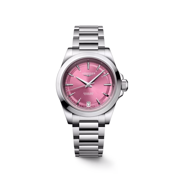 Longines Conquest 34mm Rosa Ref. L3.430.4.99.6