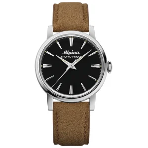 Alpina Heritage Tropic-Proof AL-480B2H6 – Carica Manuale 34 mm Quadrante Nero