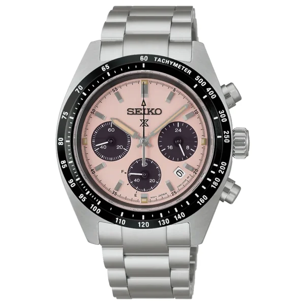 Seiko Prospex Speedtimer Youngtimer SSC963P1 – Cronografo Solare Rosa 39 mm