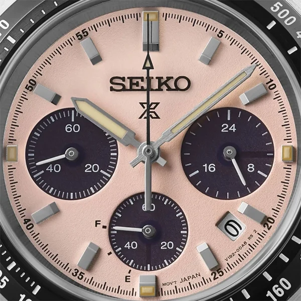 Seiko Prospex Speedtimer Youngtimer SSC963P1 – Cronografo Solare Rosa 39 mm