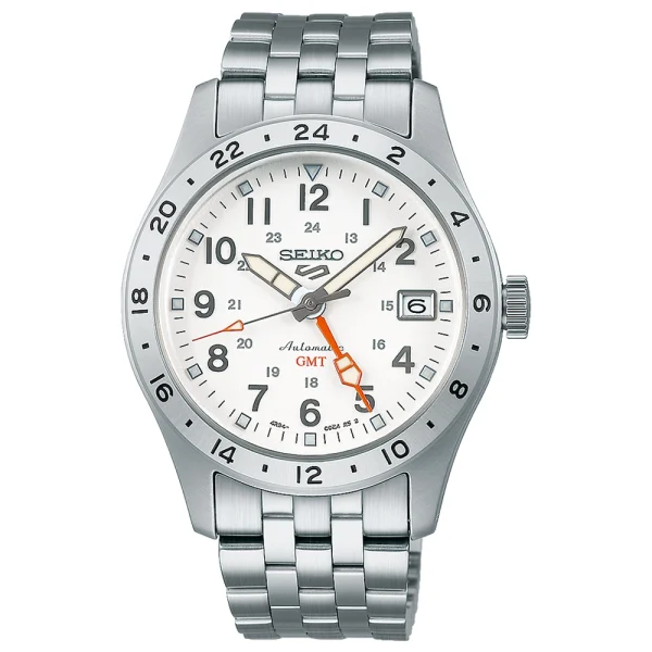 Seiko 5 Sports Field GMT SSK059K1 – Automatico Quadrante Bianco 39,4 mm