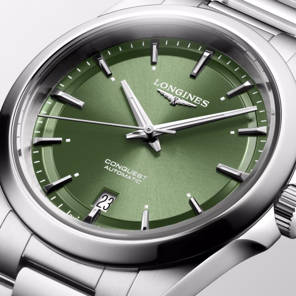 Longines Conquest 38 mm Verde Ref. L3.720.4.02.6