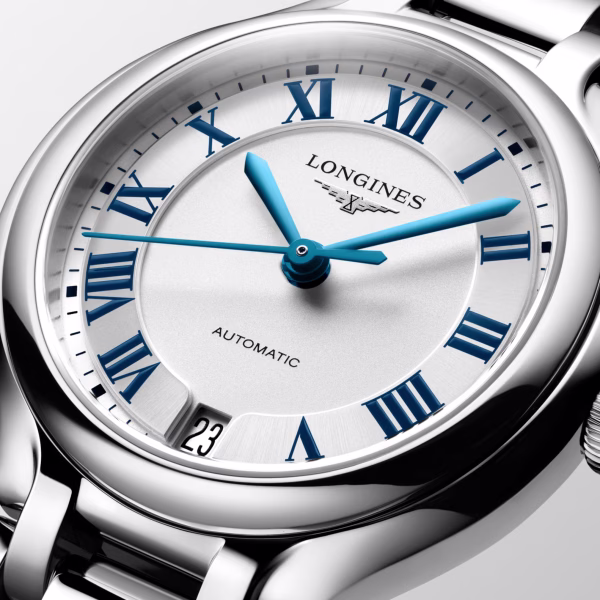 Longines PrimaLuna L8.124.4.71.6 Automatico 34 mm Argento Acciaio