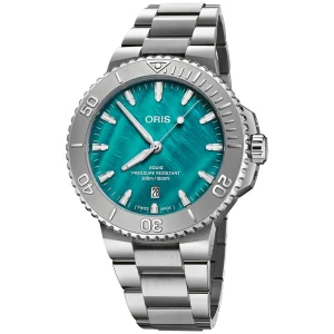 Oris Aquis New York Harbor Limited Edition II 01 733 7789 4187-Set – Automatico 43,5 mm Verde