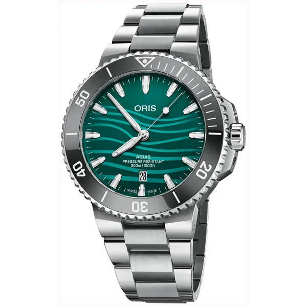 Oris Aquis Yangtze Jiangtun Limited Edition 01 733 7789 4197-Set – Automatico 43,5 mm Madreperla