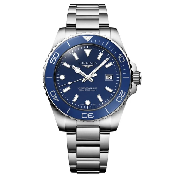 Longines HydroConquest L3.769.4.96.6 – Quarzo 42 mm Quadrante Blu
