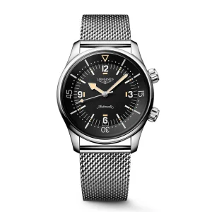Longines Legend Diver 59 L3.795.4.59.9 – Automatico 42 mm Quadrante Nero Granulato