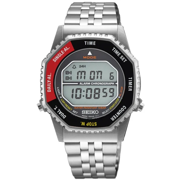 Seiko Rotocall Digital Ref. SMGG19P1 – Orologio Digitale Quarzo Rosso e Nero 37 mm