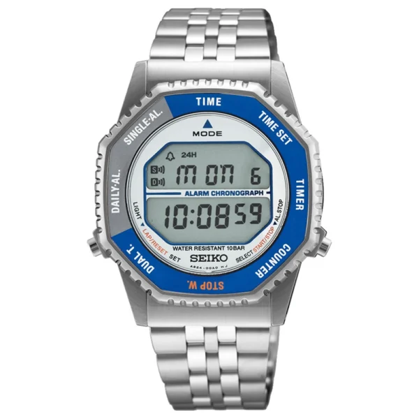 Seiko Rotocall Digital Ref. SMGG21P1 – Orologio Digitale Quarzo Blu e Acciaio 37 mm